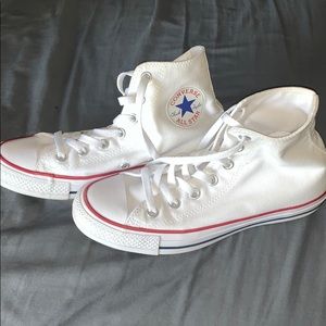 White high top converse